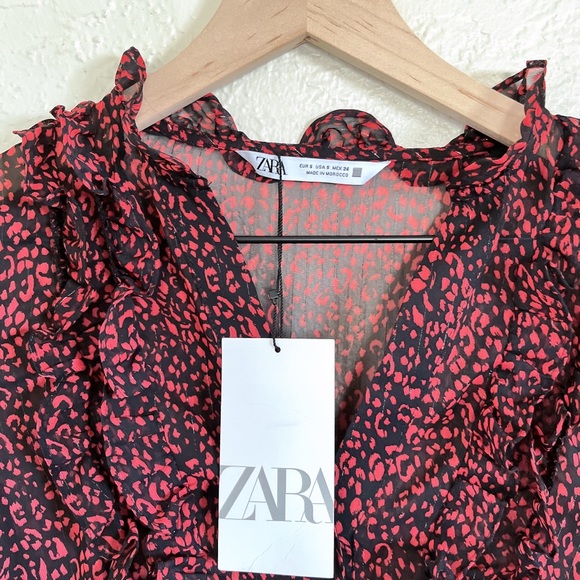 Zara Animal Print Dress - Picture 2 of 4
